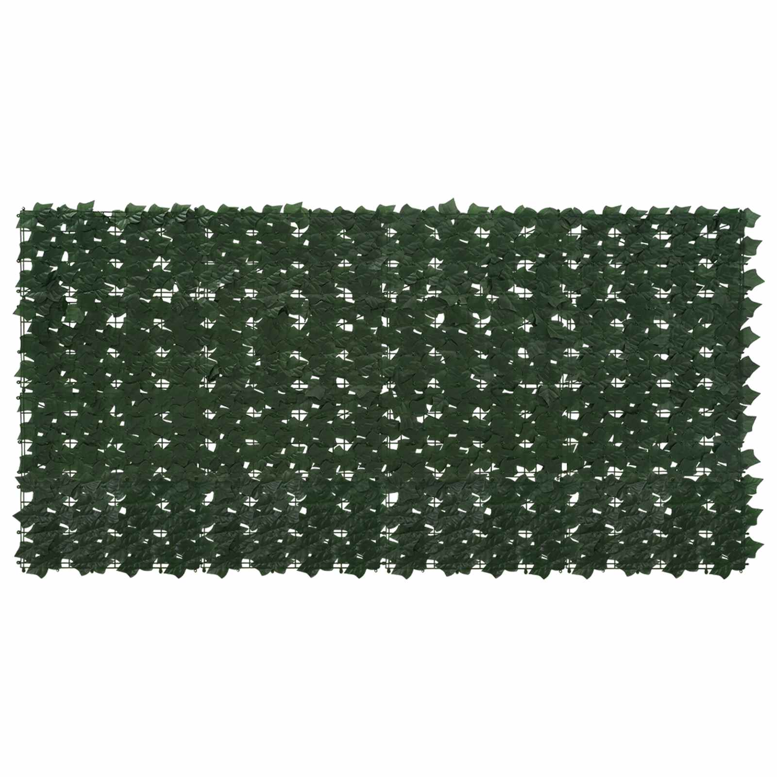 vidaXL Ecran de balcon cu frunze Verde închis 200 x 100 cm