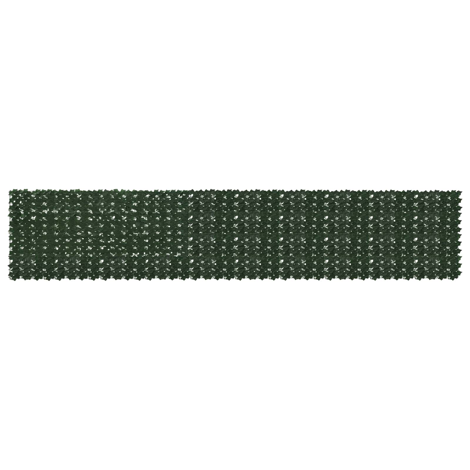 vidaXL Ecran de balcon cu frunze Verde închis 500 x 100 cm