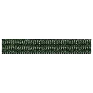 Ograja za balkon z listi Temno zelena 600 x 100 cm