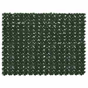 Ograja za balkon z listi Temno zelena 200 x 150 cm