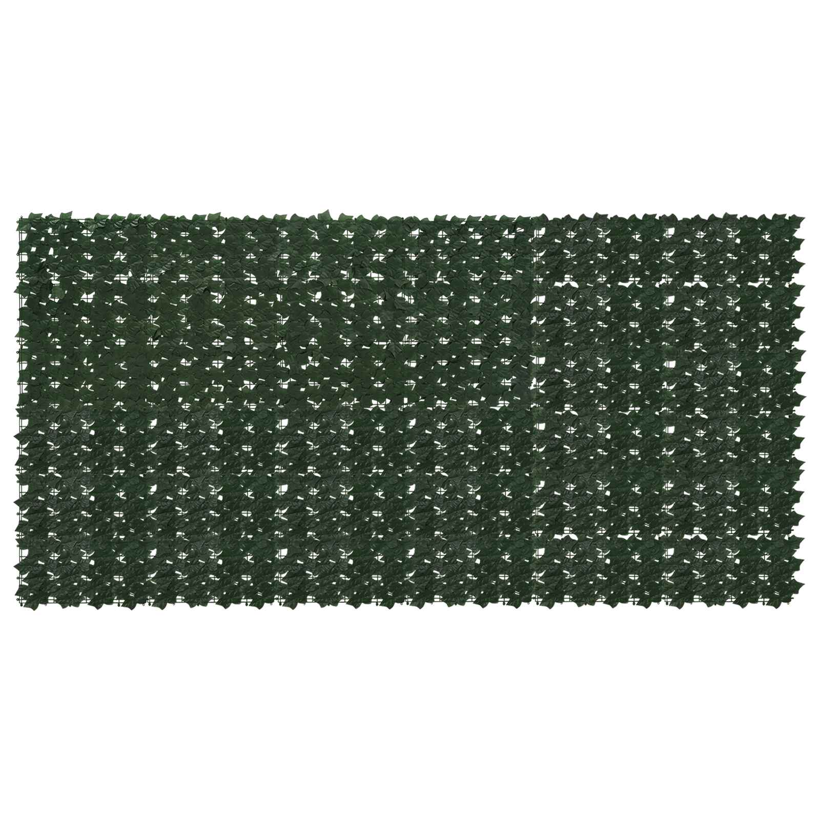 vidaXL Ecran de balcon cu frunze Verde închis 300 x 150 cm