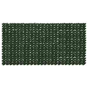 Ograja za balkon z listi Temno zelena 300 x 150 cm