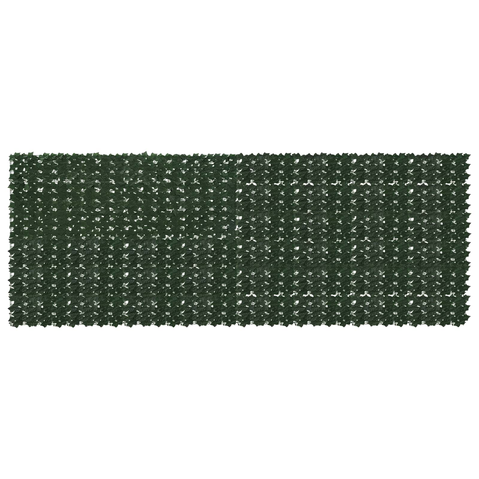 Balkonscherm met bladeren Donkergroen 400 x 150 cm image 1