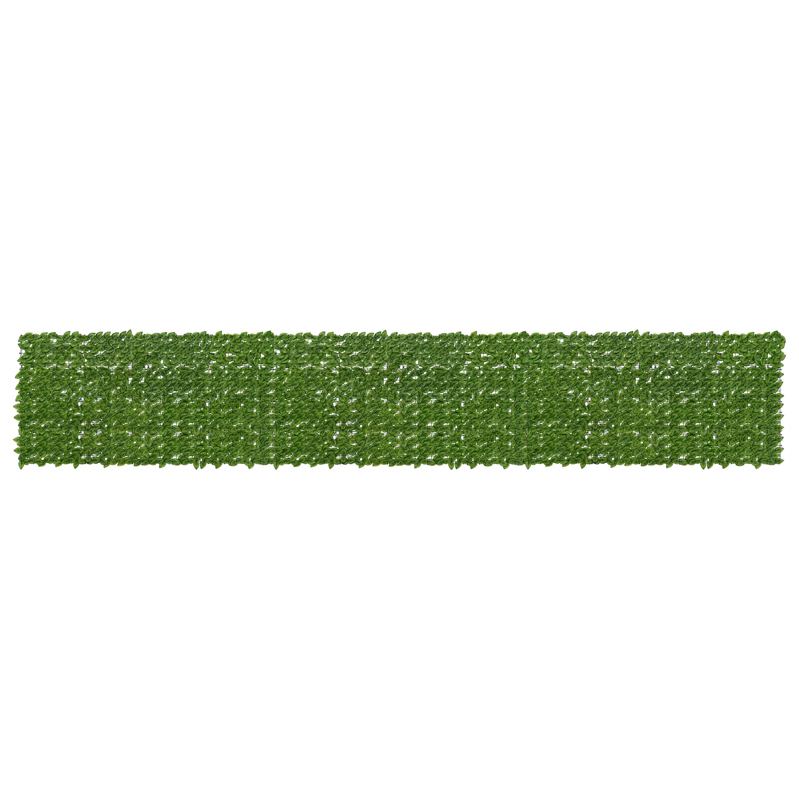 Balkonscherm met bladeren Groen en Geel 600 x 100 cm image 1