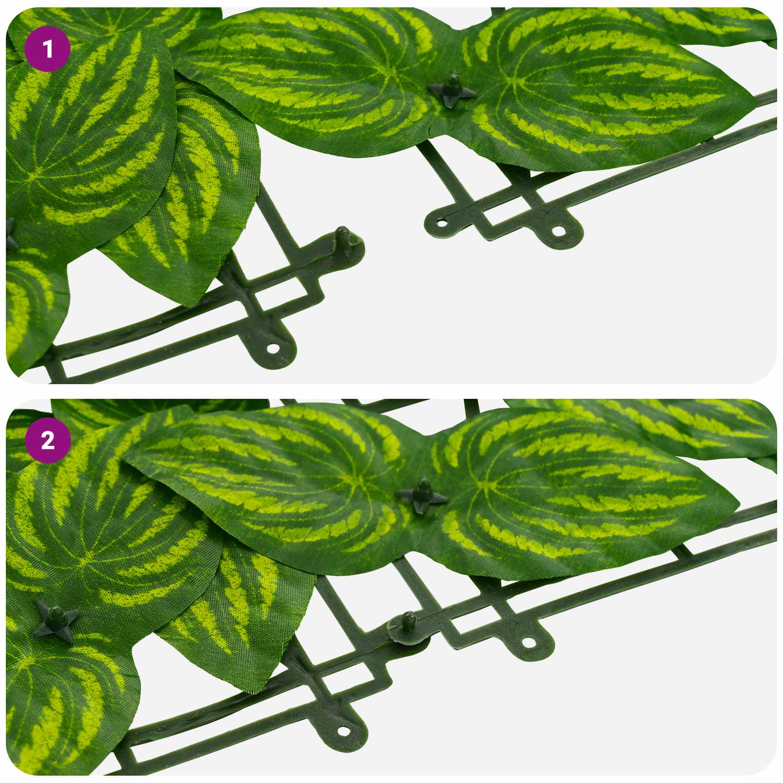 Balkonscherm met bladeren Groen en Geel 500 x 150 cm image 6