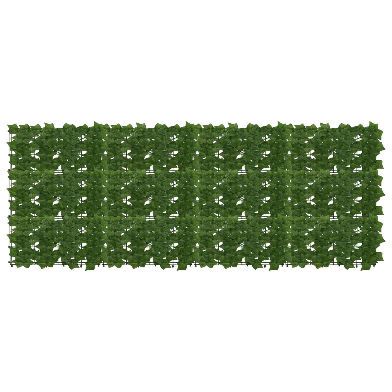 Balkonscherm met bladeren Groen 200 x 75 cm image 1