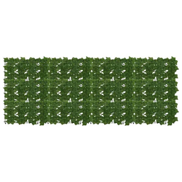vidaXL R&otilde;du ekraan lehtedega Roheline 200 x 75 cm