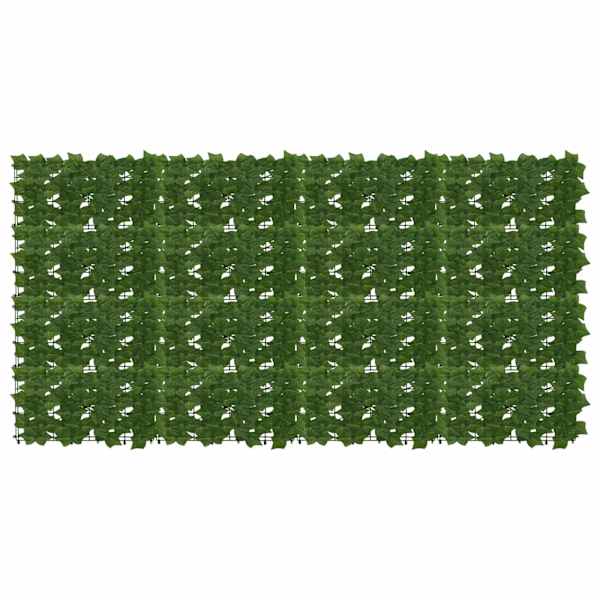 vidaXL R&otilde;du ekraan lehtedega Roheline 200 x 100 cm