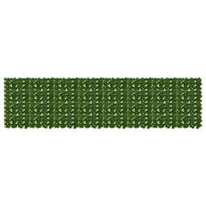 Ograja za balkon z listi Zelena 400 x 100 cm