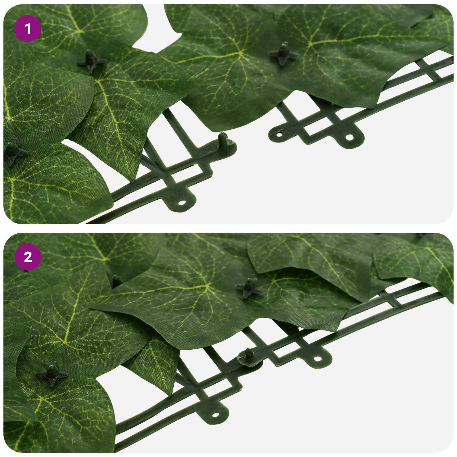 Balkonscherm met bladeren Groen 500 x 100 cm image 6