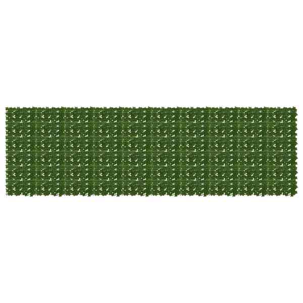 vidaXL R&otilde;du ekraan lehtedega Roheline 500 x 150 cm