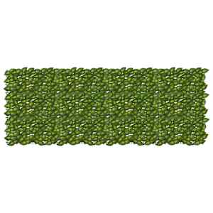 Ograja za balkon z listi Zelena in Rumena 200 x 75 cm