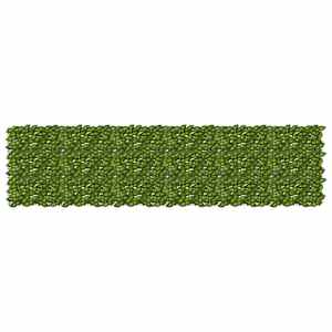 Ograja za balkon z listi Zelena in Rumena 300 x 75 cm