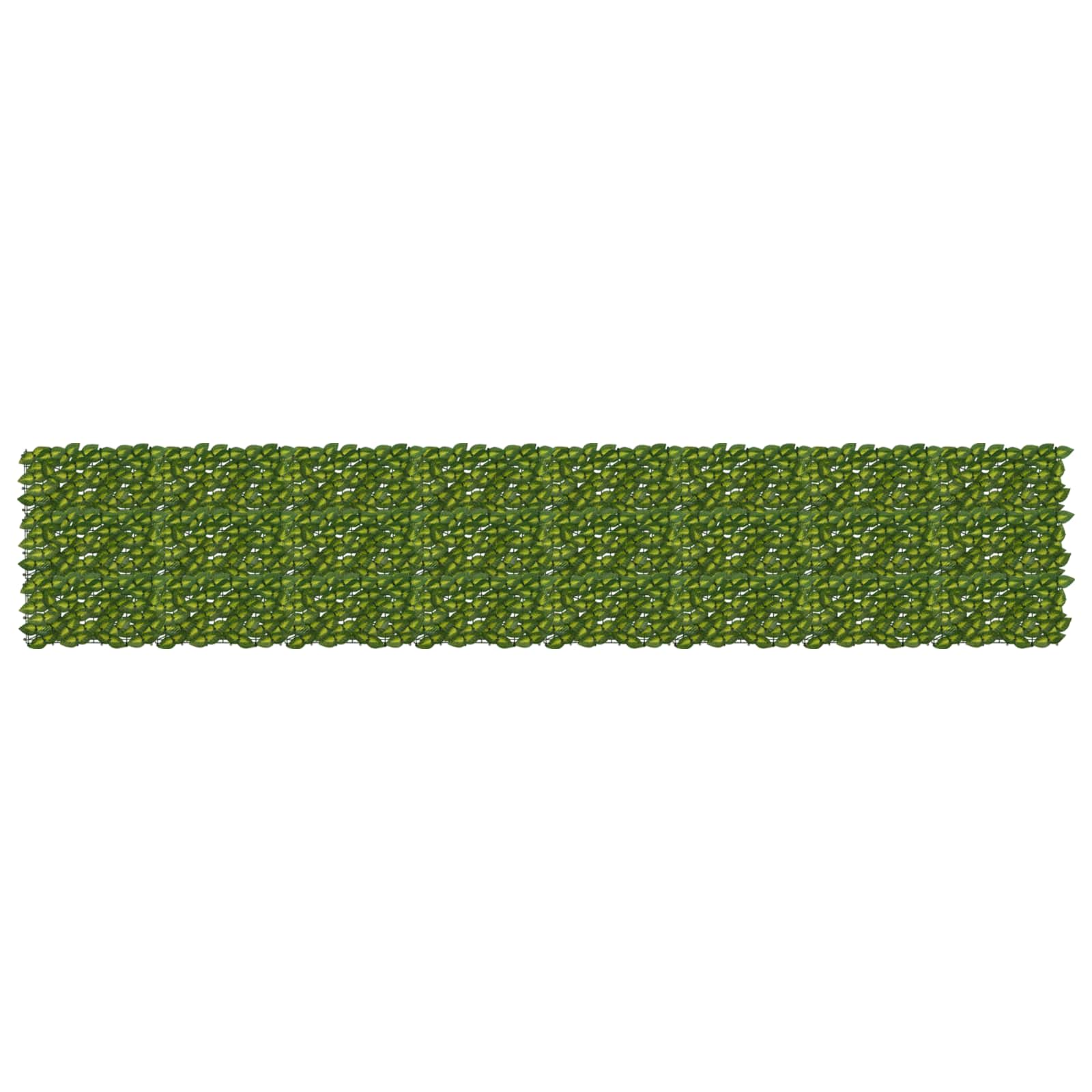 vidaXL Ecran de balcon cu frunze Verde și galben 400 x 75 cm