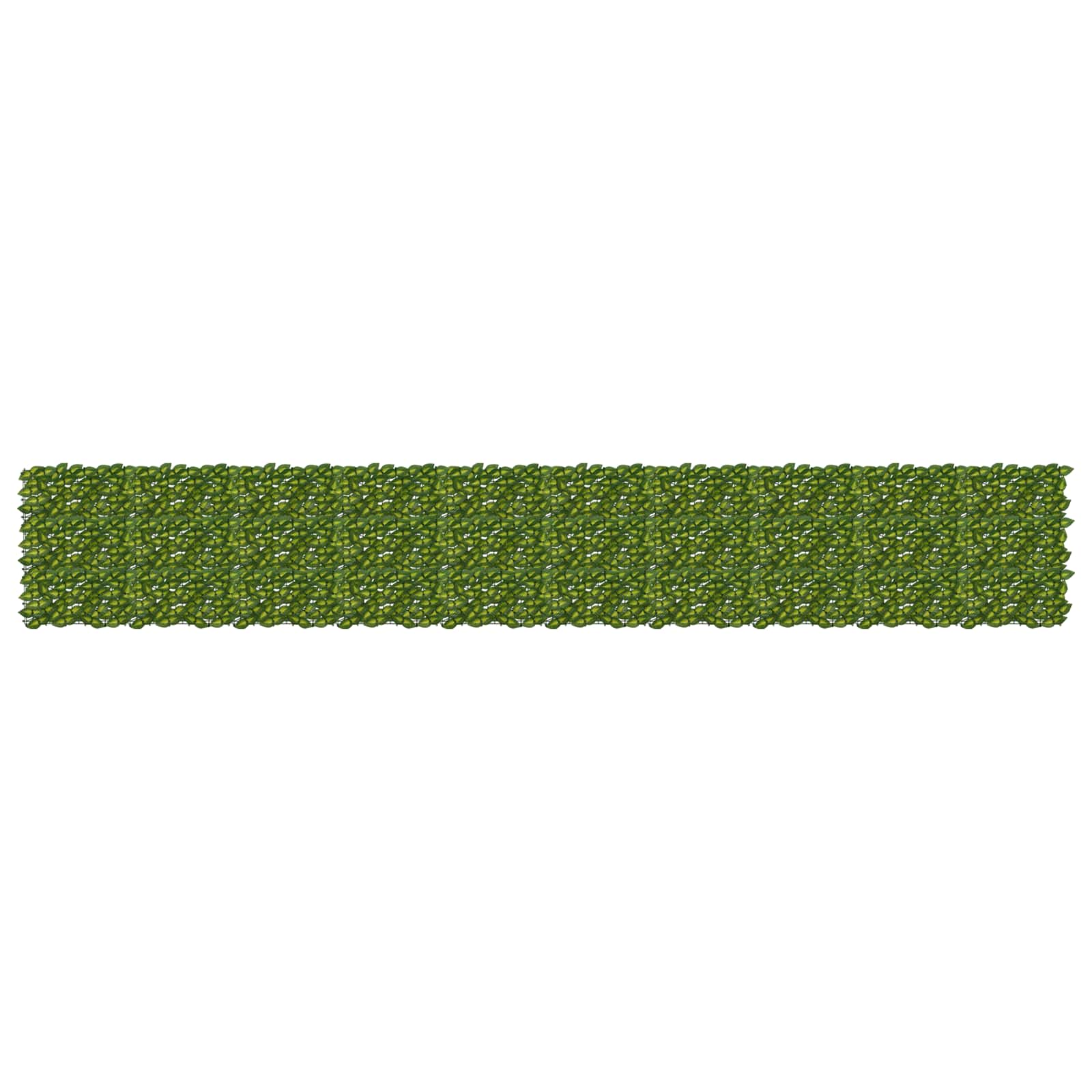 vidaXL Ecran de balcon cu frunze Verde și galben 500 x 75 cm