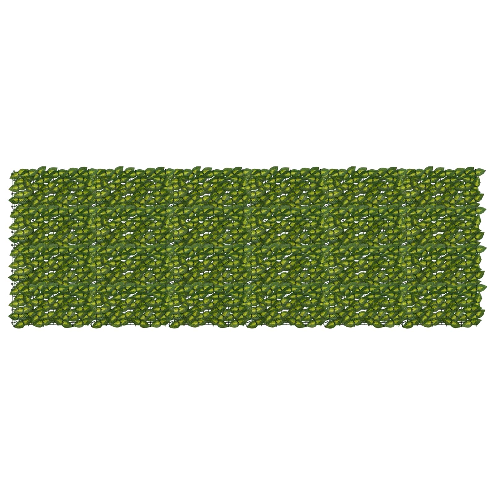 Balkonscherm met bladeren Groen en Geel 300 x 100 cm image 1