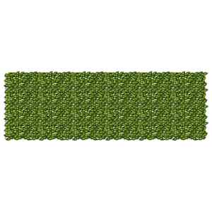 Ograja za balkon z listi Zelena in Rumena 300 x 100 cm