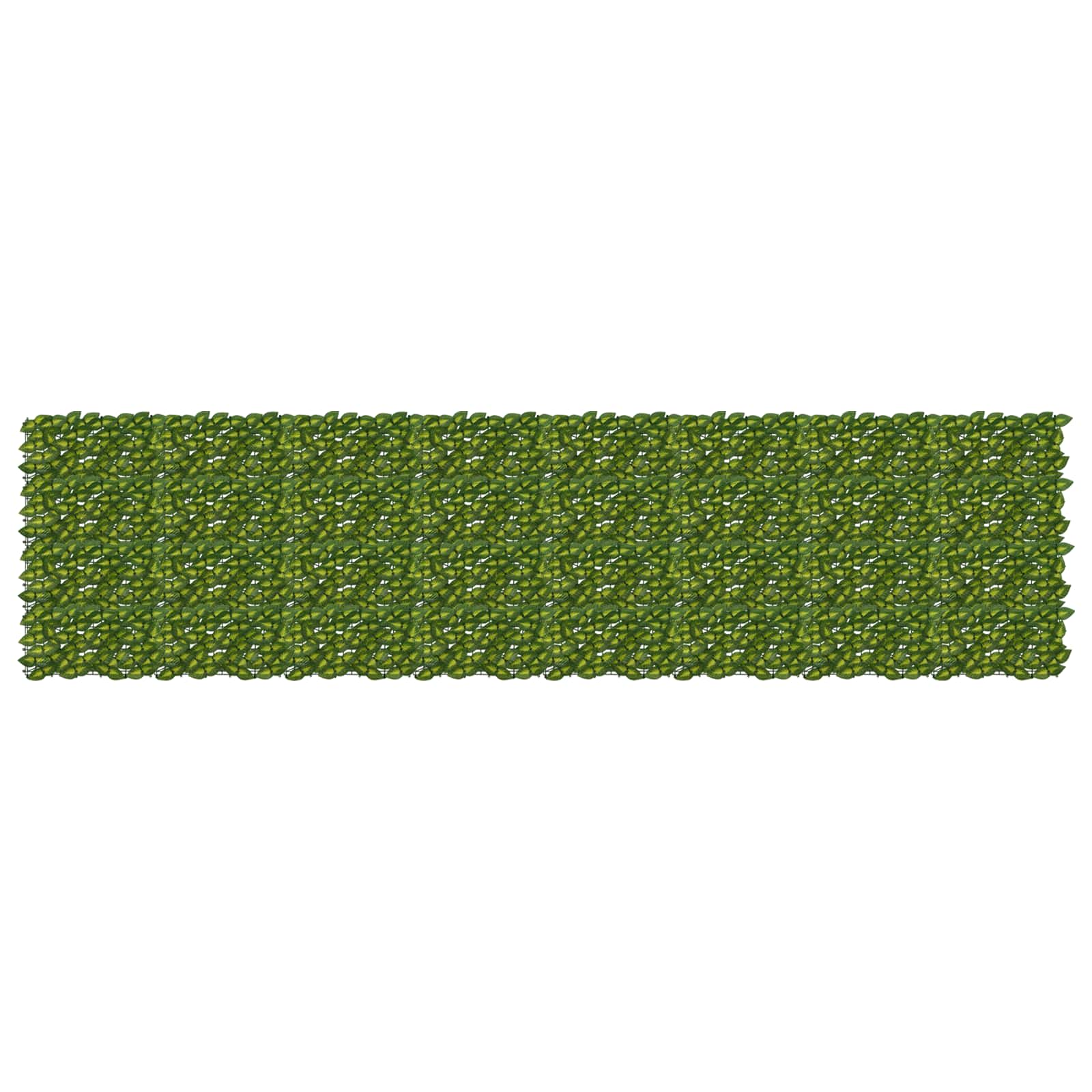 vidaXL Ecran de balcon cu frunze Verde și galben 400 x 100 cm