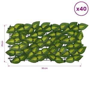 Clona na balkon s listy Zelená a žlutá 500 x 100 cm - obrázek 5