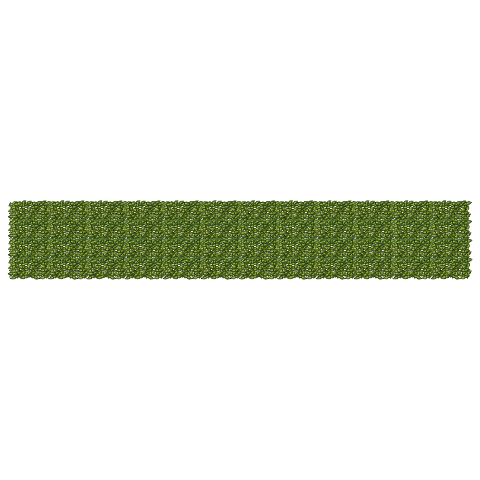 vidaXL Ecran de balcon cu frunze Verde și galben 600 x 100 cm