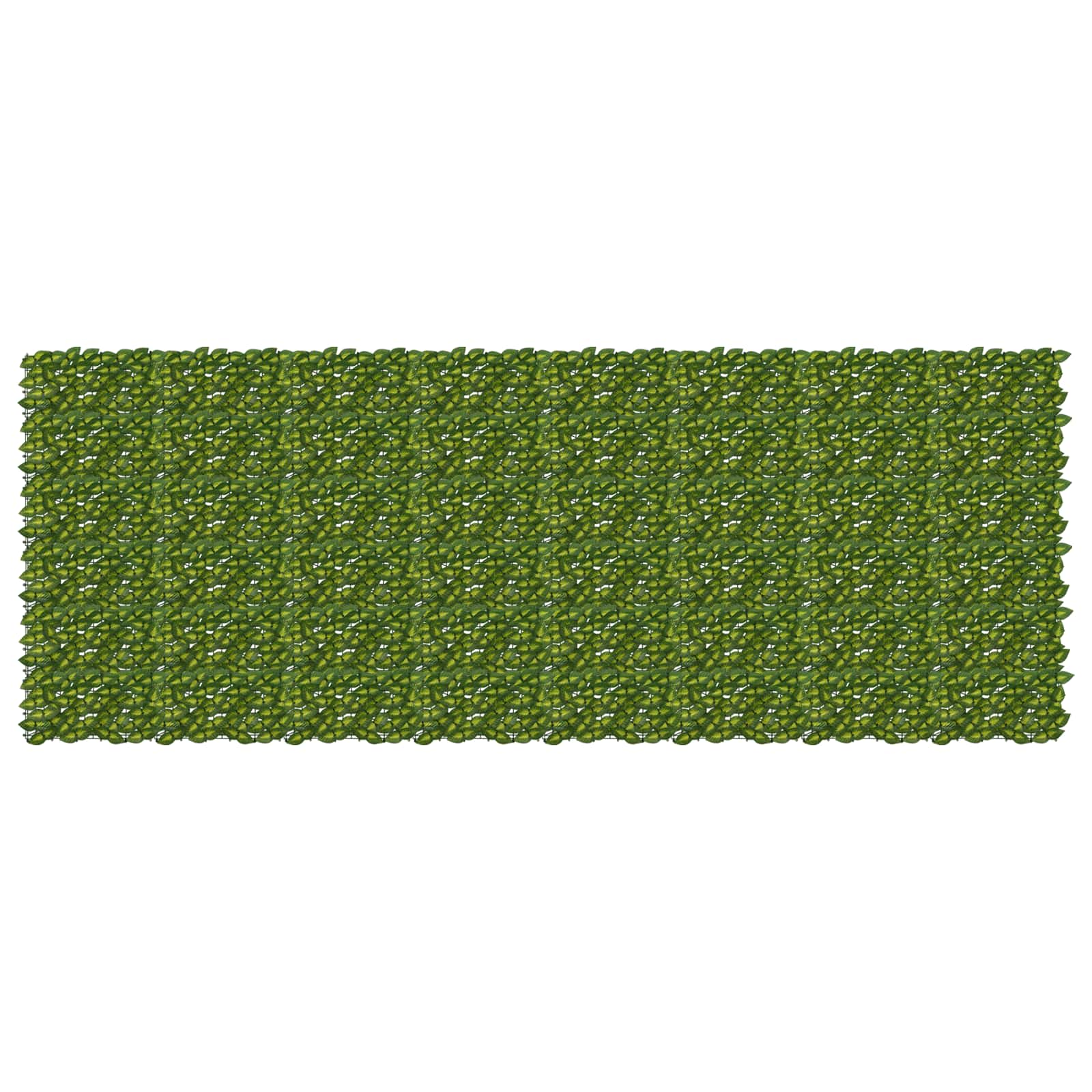 Balkonscherm met bladeren Groen en Geel 400 x 150 cm image 1