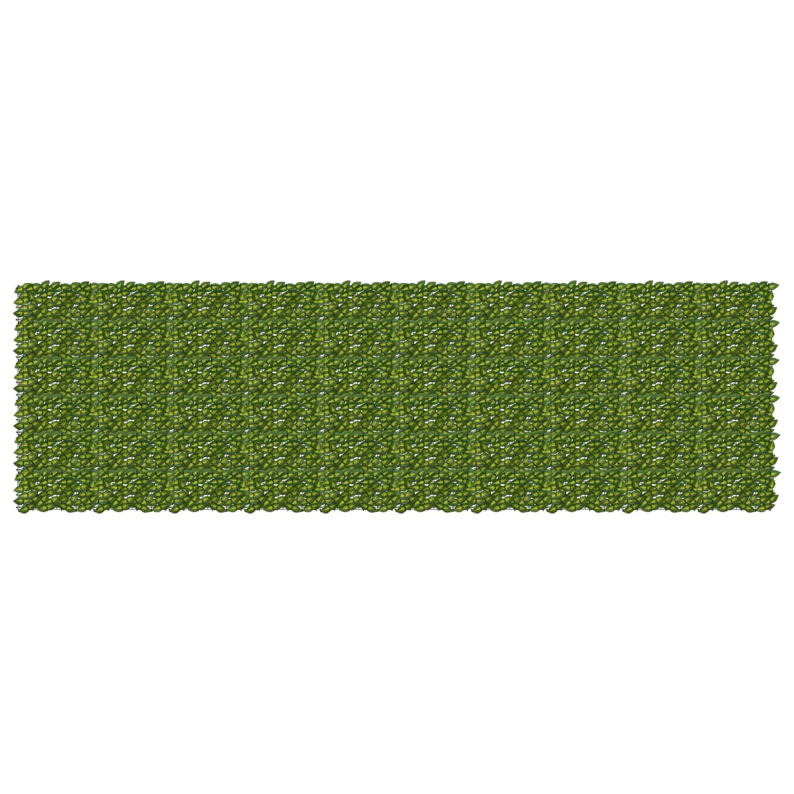 vidaXL Ecran de balcon cu frunze Verde și galben 500 x 150 cm