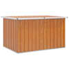 vidaXL V&auml;lis&auml;ilituskast Tsingitud teras 150 x 101 x 91 cm puit