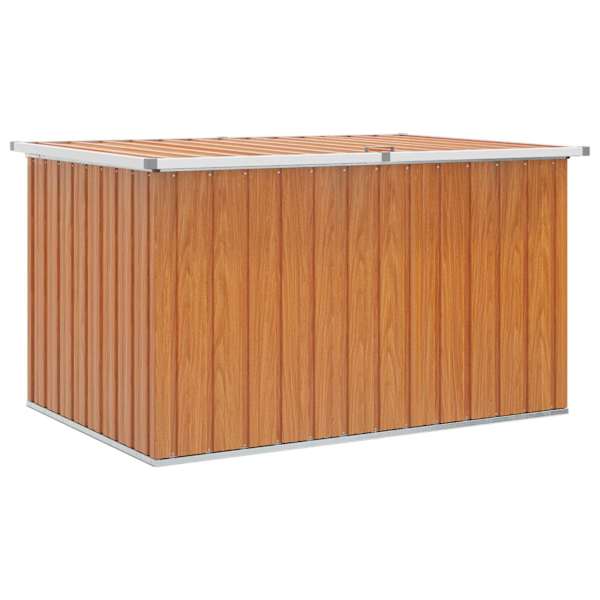vidaXL V&auml;lis&auml;ilituskast Tsingitud teras 150 x 101 x 91 cm puit