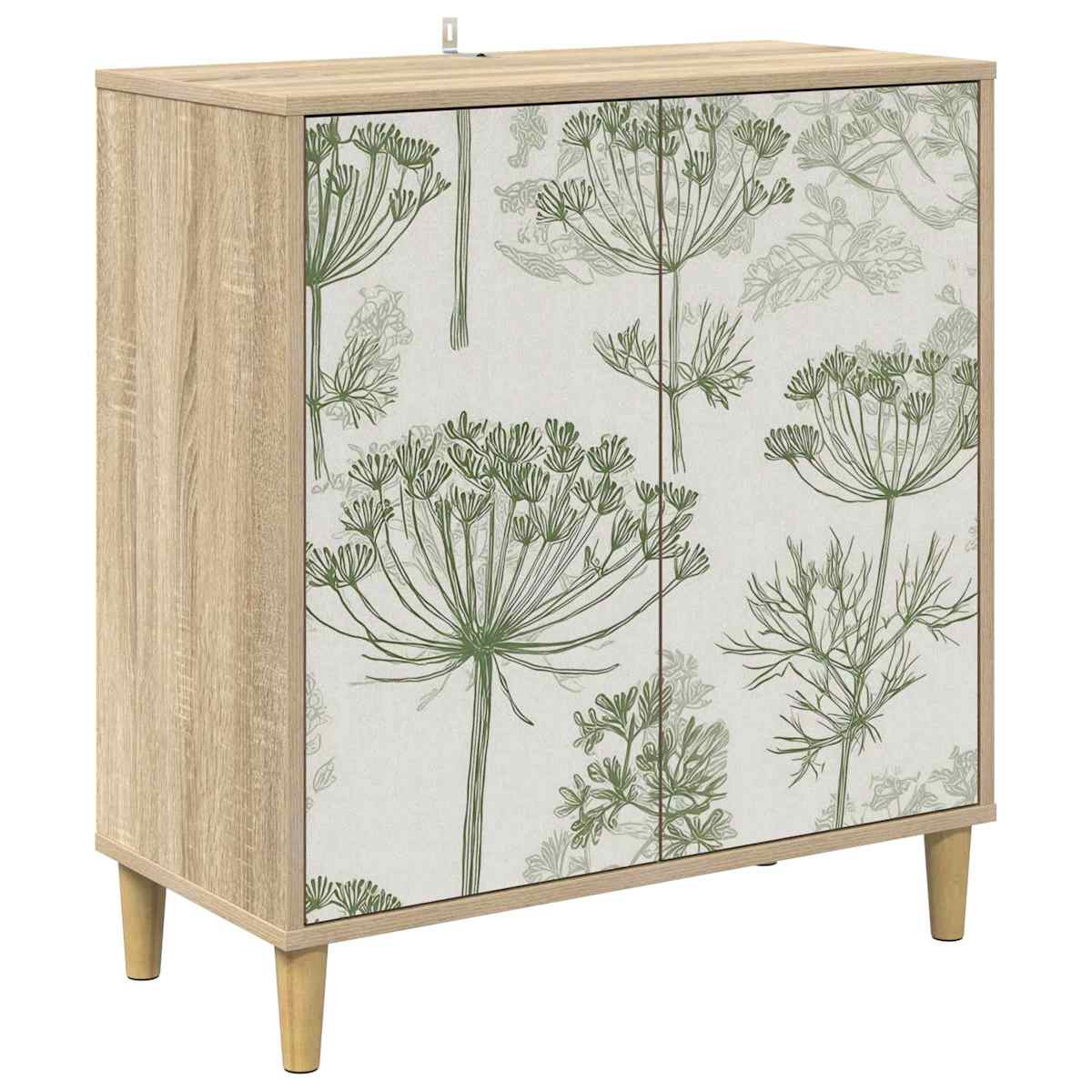 Sideboard GOTHA Sonoma-eg 69 x 33 x 75 cm Konstrueret træ - Billede 2