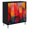 vidaXL K&otilde;ide HEESCH Must tamm 69 x 33 x 76 cm Tehispuit