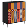 vidaXL K&otilde;ide ESSEN Must tamm 69 x 33 x 76 cm Tehispuit