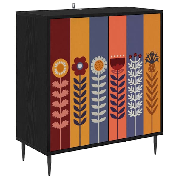 vidaXL K&otilde;ide ESSEN Must tamm 69 x 33 x 76 cm Tehispuit