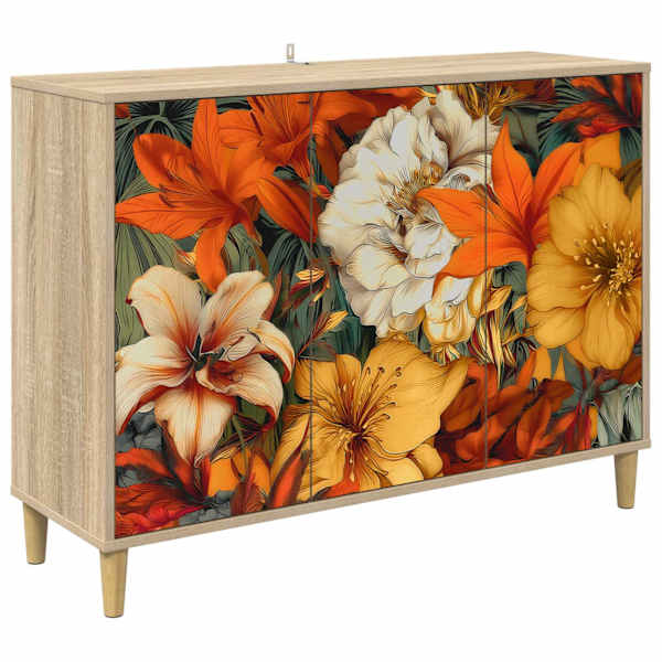 vidaXL K&otilde;ide GENNEP Sonoma 102 x 33 x 75 cm Tehispuit