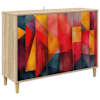 vidaXL K&otilde;ide HEESCH Sonoma 102 x 33 x 75 cm Tehispuit