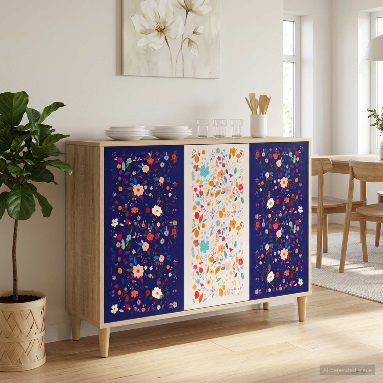 vidaXL Sivupöytä MAINZ Sonoma 102 x 33 x 75 cm Tekninen puu