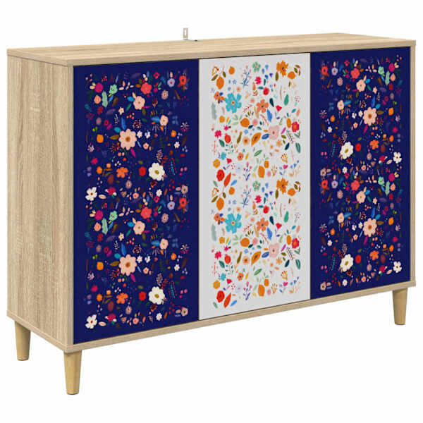 vidaXL K&otilde;ide MAINZ Sonoma 102 x 33 x 75 cm Tehispuit