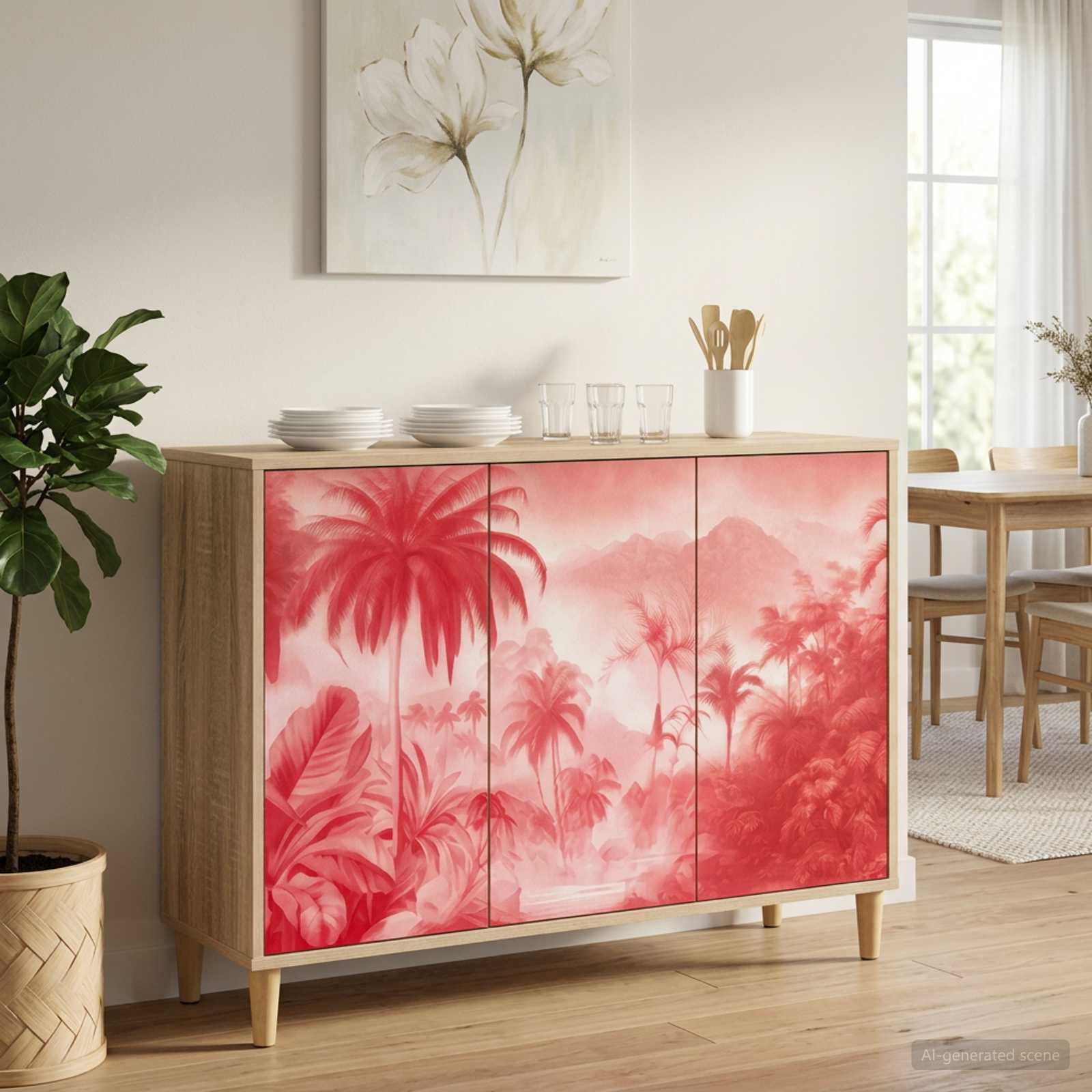 vidaXL Sivupöytä AACHEN Sonoma 102 x 33 x 75 cm Tekninen puu