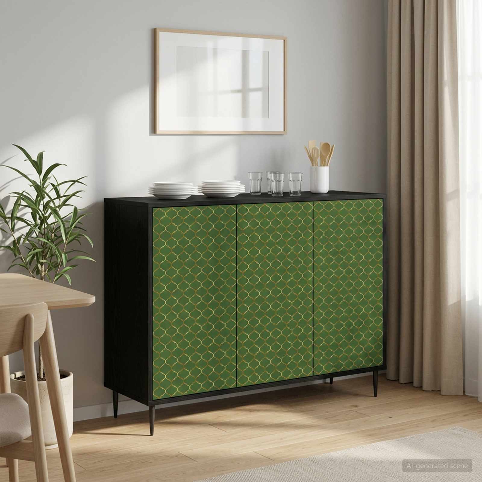 vidaXL Sivupöytä GELEEN Musta tammi 102 x 33 x 76 cm Tekninen puu