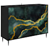 vidaXL K&otilde;ide WIJHE Must tamm 102 x 33 x 76 cm Tehispuit