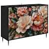 vidaXL K&otilde;ide BORNE Must tamm 102 x 33 x 76 cm Tehispuit