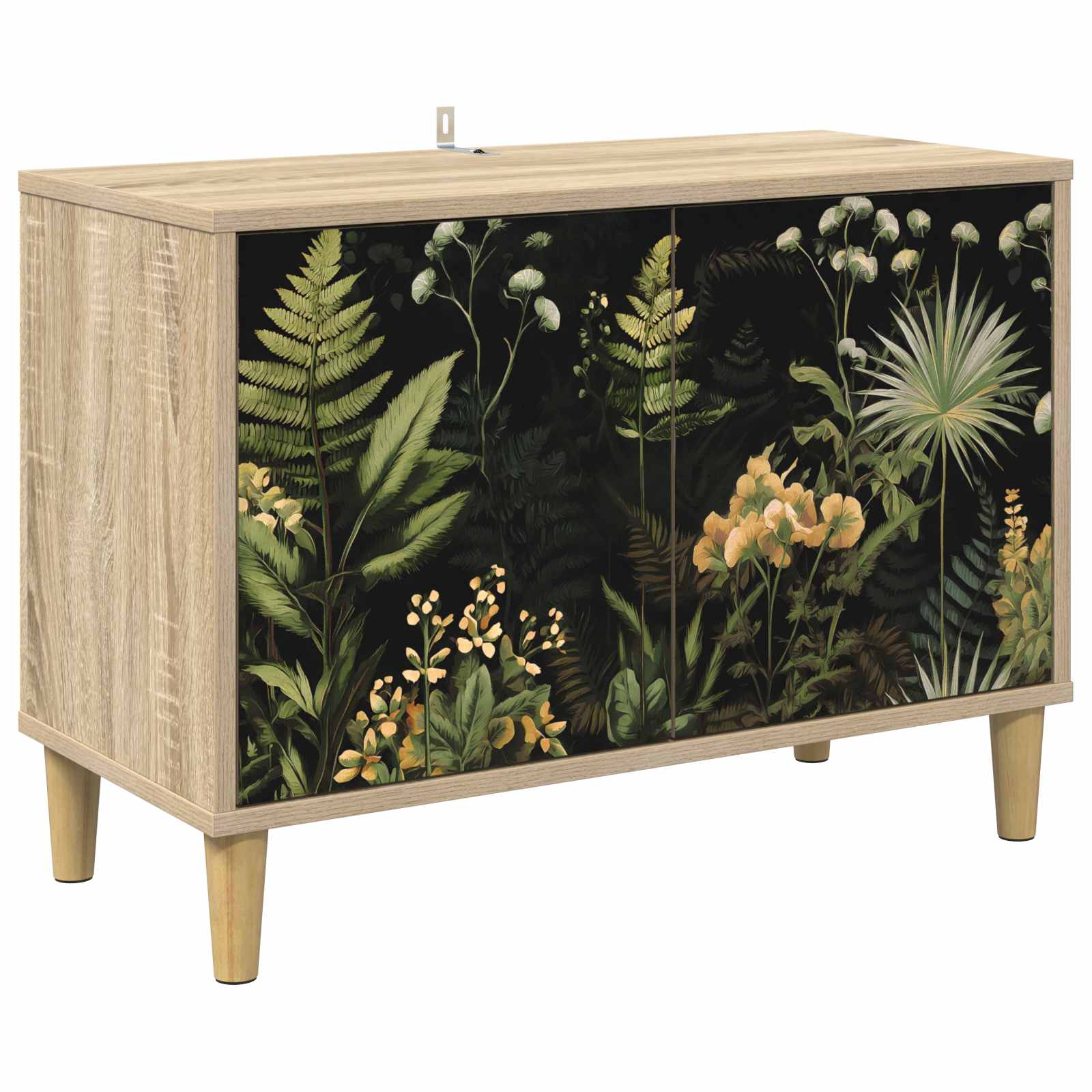 vidaXL TV-kaappi RHENEN 69 x 33 x 50 cm Sonoma Tekninen puu