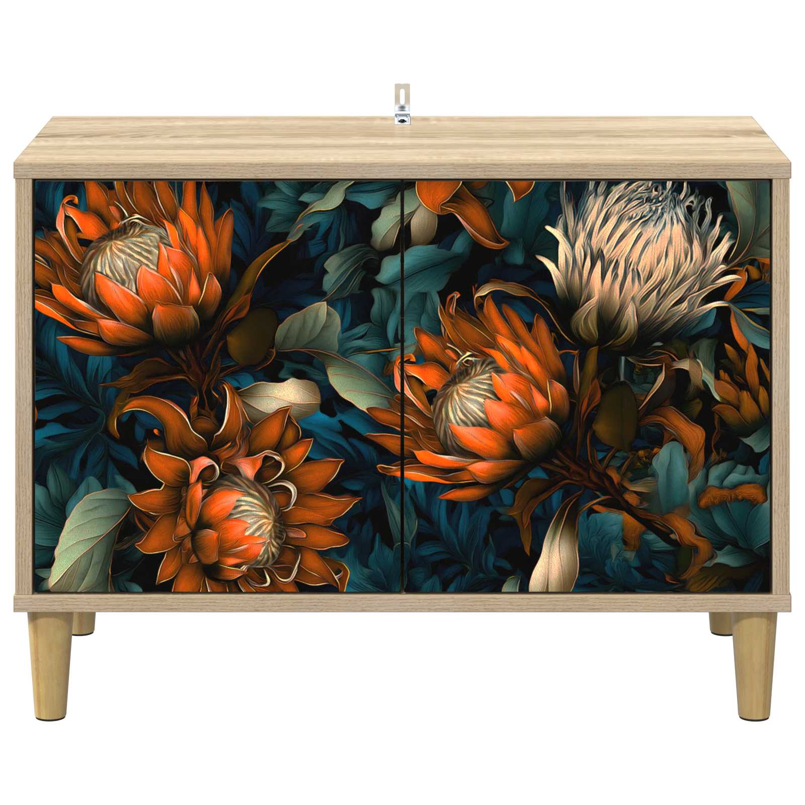 Ντουλάπι TV LOCHEM 69 x 33 x 50 εκ. Sonoma Επεξεργασμένο Ξύλο - Image 3