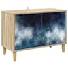 vidaXL Telerikapp RAALTE 69 x 33 x 50 cm Sonoma Tehispuit