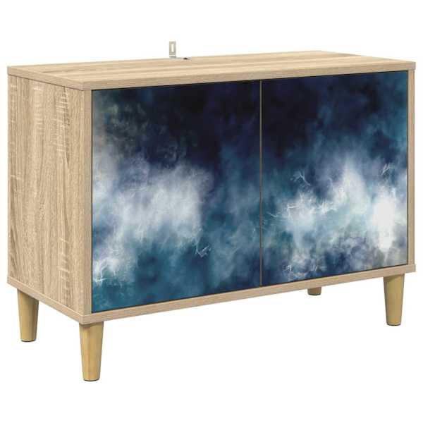 vidaXL Telerikapp RAALTE 69 x 33 x 50 cm Sonoma Tehispuit