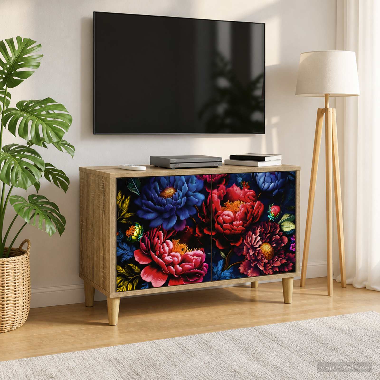 vidaXL TV-skab KIEL 69 x 33 x 50 cm Sonoma-eg Konstrueret træ