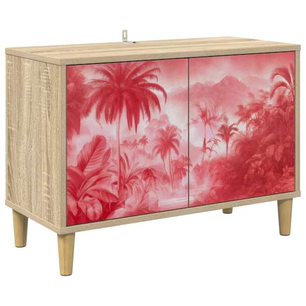 vidaXL Telerikapp AACHEN 69 x 33 x 50 cm Sonoma Tehispuit