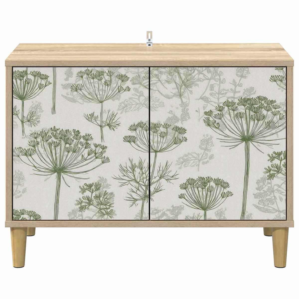TV-skab GOTHA 69 x 33 x 50 cm Sonoma-eg Konstrueret træ - Billede 4