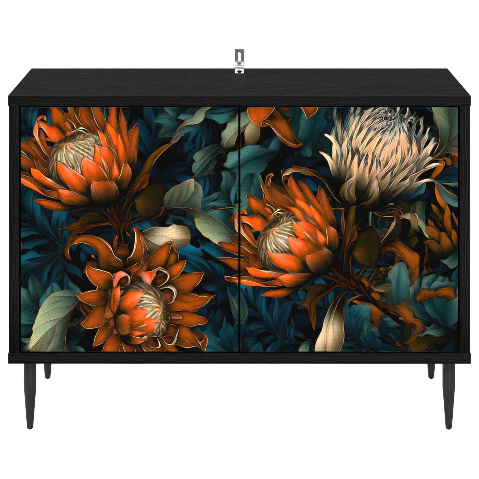 Ντουλάπι TV LOCHEM 69 x 33 x 50,5 εκ. Μαύρη Δρυς - Image 3