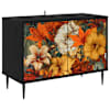 vidaXL Telerikapp GENNEP 69 x 33 x 50,5 cm Must tamm Tehispuit