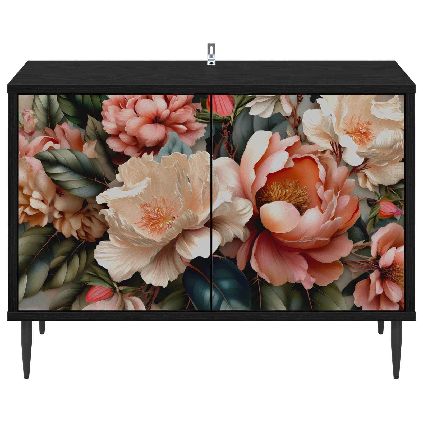 Ντουλάπι TV BORNE 69 x 33 x 50,5 εκ. Μαύρη Δρυς - Image 3